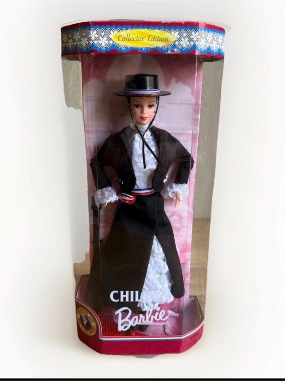 Vintage Chilean Barbie Dolls of the World Collector Edition Mattel 1998 NRFB